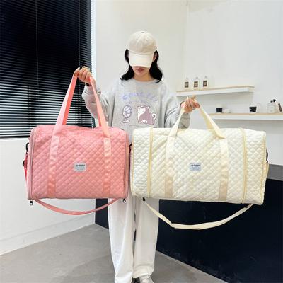 Folding Expansion Outdoor Handbag Dry and Wet Separation Gym Bag Large Capacity Moving Storage Bag Can Be Equipped with Trolley Bag