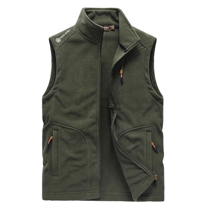 Men's Polar Fleece Outdoor Vest Jacket 2166