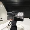 Fashion Splicing Design Snake Pattern Women Casual Single Shoulder Square Bag For Casual Daily Use