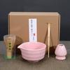 High-end 4-7pcs/set Japanese Ceramic Matcha Gift Box Matcha Tea Set With Whisk And Bowl Sumptuous Grinder Brush Tea Tools Hold