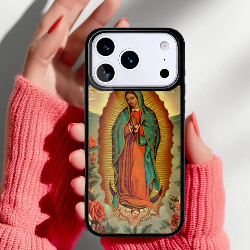 Guadalupe San Judas Phone Case for iPhone 17 16 15 14 13 Pro Max Back Cover for 12 11 Pro Coque