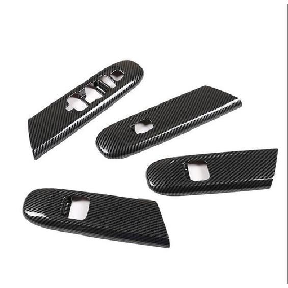 For Benz GLC X254 -2024 ABS Carbon Fiber Window Lift Panel Switch Cover Trim