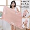 Extra Large Hair Towel Wrap with Elastic Band Highly Water Absorption Anti-Frizz Super Soft Fast Drying Hair Towel