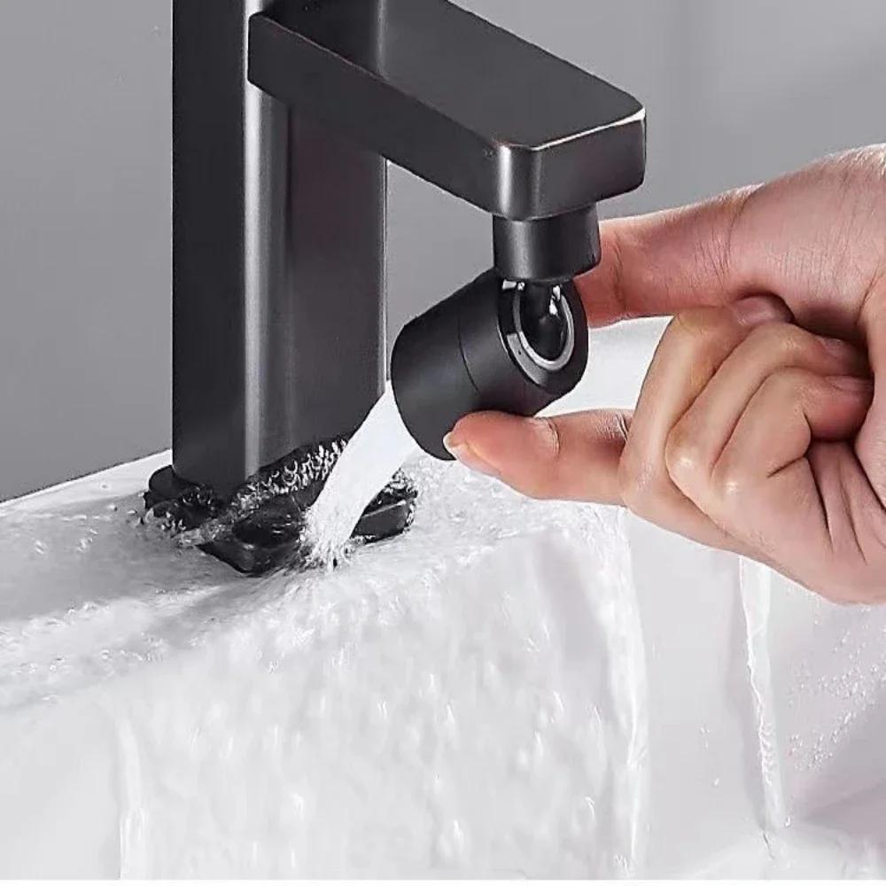 Adjustable 360° Rotary Faucet Splashproof Kitchen Faucet Spray Head Filter Splashback Tap Nozzle Bubbler Kitchen Sink Faucet