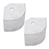  ALUMINUM PONTOON BOAT DECK CORNER   HEAVY DUTY FOR ENHANCING APPEARANCE AND   SUITABLE FOR ROUNDED CORNERS HEIGHT 2-1Celsius2IN TO 2-5Cel
