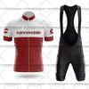 Cannondale Mountain Bike Jersey Set, Reflective Custom Jersey with Bib Shorts Summer Jersey