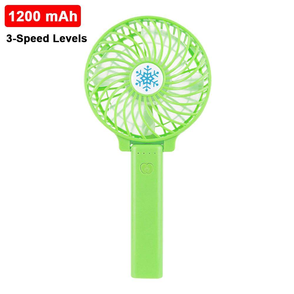 Portable Bladeless Fan Handheld Desktop Summer Mini Air Cooler No Leaf Ultra-quiet Rechargeable Fans for Travel Outdoor Office