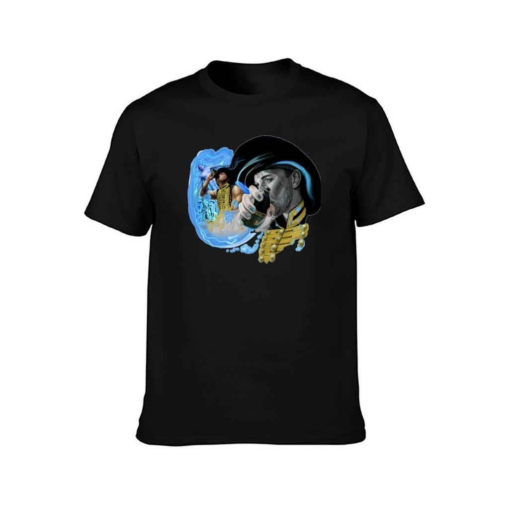 Falling Waters TShirt Art Pattern Printed Casual Top
