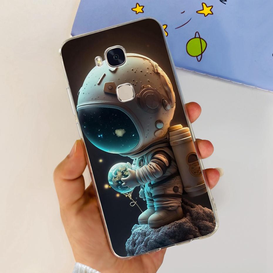 Lovely Printing Case For Huawei GR5 KII-L22 KII-L21 / GR5 2017 BLN-L21 BLN-L22 Soft Silicone TPU Back Cover Phone Cases