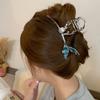 Metal Irregular Color Plata Estrella de Mar Pinzas de Tiburón Pasadores Para Mujeres Retro Pinza de Garra Grande Pasadores Tocado Accesorios para el Cabello Joyería
