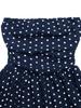 Cross2026 Strapless Long Polka Dot Dress - European & American Style, Sleeveless and Ruched Waist, Summer Collection