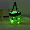 Multi-file luminous Halloween basket decorations, party tabletop ornaments, children's handbags, Halloween candy bags