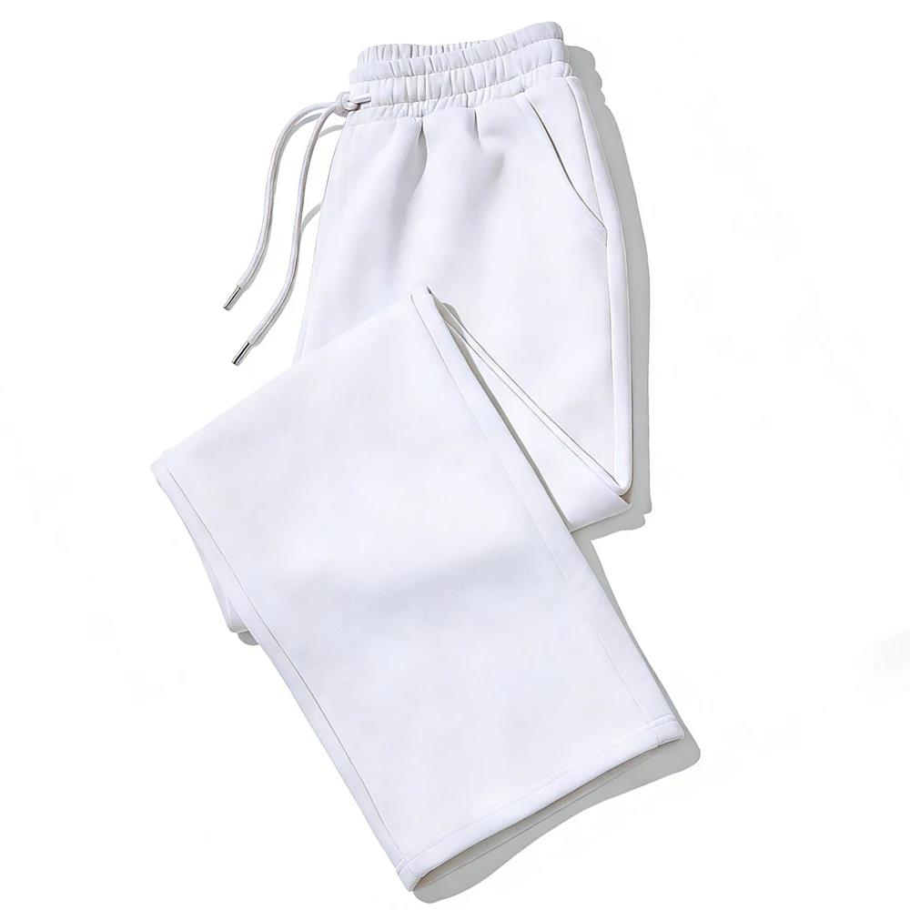 Pánské tepláky Rovný střih Joggers pro sport a streetwear Volné Oversized Ležérní kalhoty Stahovací šňůrka Více kapes Pánské Dlouhé kalhoty