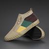 Holfredterse 5 Colour Autumn Men Lightweight Casual Flat Canvas Shoes Zip Slip On Espadrilles Ankle Shoes Outdoors Spring 20858