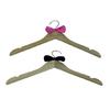 2 Pezzi Gruccia MultiFunzionale in Legno per Matrimonio Gancio Antipolvere Porta Abiti per Occasioni Formali Abito da Sposa e Abito da Sposo