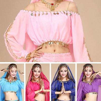 Für Thailand/Indien/Arabische Quasten Nachtclub Tanzkleidung Bauchtanz Oberteil Show Kostüme Performance Oberteil