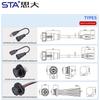 E16 Bayonet 1''20 UNEF Screw Adapter Female Ip67 Shielded High Speed USB 3.0 FPC Connector with Cable 0.3M 0.5M 1M 2M 3M