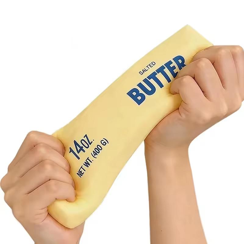 Squishy Butter Stick Fidget Toy Sticky Butter Stick Slow Rebound Stress Ball Squeeze Toy Anti-Stress Sensory Toy For Adults