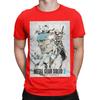 Metal Gear Solid 2 Poster Graphic 100 Cotton TShirt Metal Gear Solid Tees Tops For Unisex