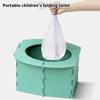 Tragbare Jungen WC-Toilettensitz Baby-Mädchen Töpfchen-Toilettenschüssel Faltbares Töpfchen-Trainings-Töpfchen Outdoor-Reise-Töpfchen Kindersitz Baby-Töpfchen
