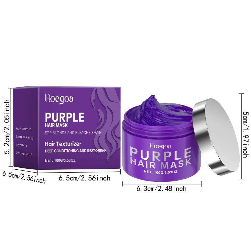 Rengi Sabitleyici Saç Boyası Şampuanı Beyaz Saçları Kapatmak İçin Ağartmadan Sonra Solan Sarı Saçlar İçin Şampuan Tahriş Etmeyen Sarışınlar İçin Mor Şampuan