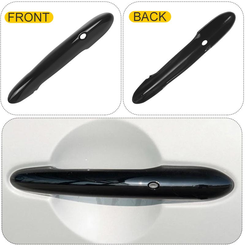 Glossy Black Exterior Door Handle Cover Sticker Trim 2/4 Doors For MINI Cooper S JCW F54 F55 F60 F56 F57 Handle Styling Shell