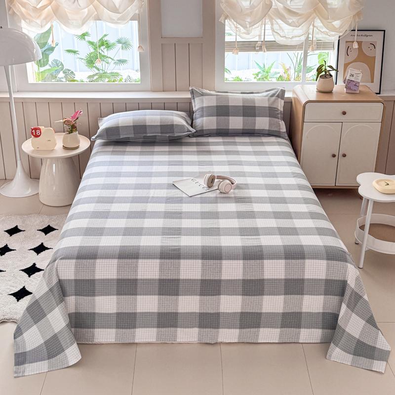 

Cotton Thickened Bed Sheet 1pc Plant Flowers Printed Single Double Top King Sheets Pure Cotton Single Size Kids Bed Linen 200x230cm 1pc