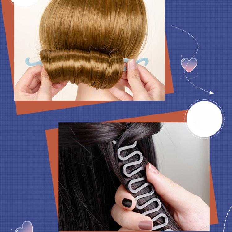 Hair Loop Styling Tool Tail Hair Braid Ponytail Styling Tool for Girls Hairstyle