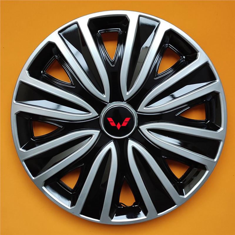 Compatible Wheel Hub Covers for Wuling Rongguang (Double Row), Hongguang VPLUS, Zhiguang S, and Zhengcheng (Single Row).