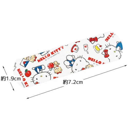 Skater Emergency Bandage M Size Extra 50 Pieces Bandage Hello Kitty Sanrio Made in Japan QQB50-A