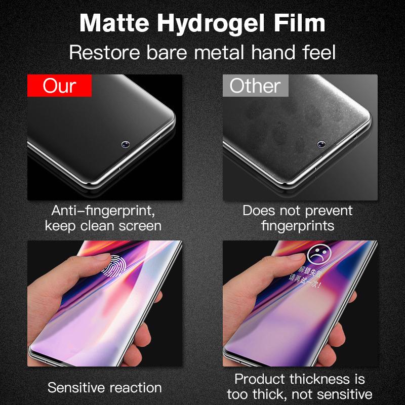 For iPhone Air 17 16 15 14 Plus 13 12 Mini 11 Pro Max X XS Max XR Matte Soft Hydrogel Film Screen Protector