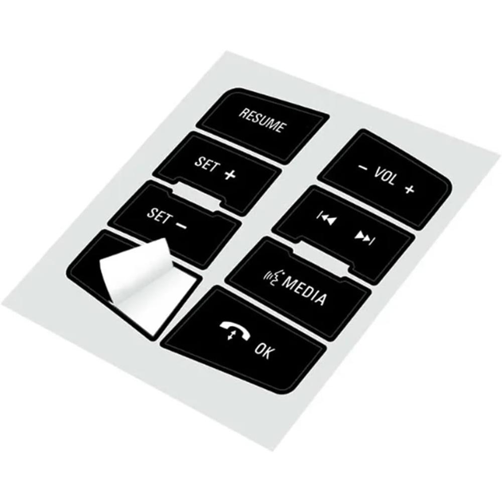 1 Set Steering Wheel Button Repair Decal Stickers For Ford Focus 2008 2009 2010