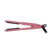 VENUSiS Mini Straight Hair Iron Fast International Voltage 3 Temperature Soft Press Minimizes Case Brush Set (Pink) - Palm-sized, Start-up, Portable,