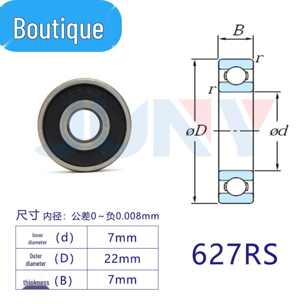 High-Speed Miniature Bearings 623-629 for Toys and Motors (ZZ/RS)