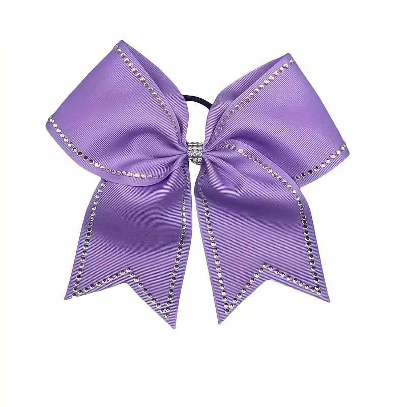 Sparkling Rhinestone Swallowtail Bow Hair Tie and Clip Set