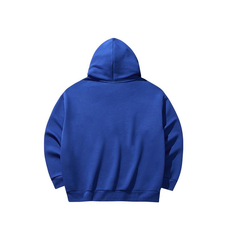 Anta Basketball Series Lettered Hooded Comfortable Breathable Versatile Casual Sweatshirt Unisex Sweatshirt Spectrum-Blue 952511706-3