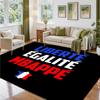 France National Football Team Design Crystal Velvet Rug Soft Decorative Mat for Bedroom Entrance
