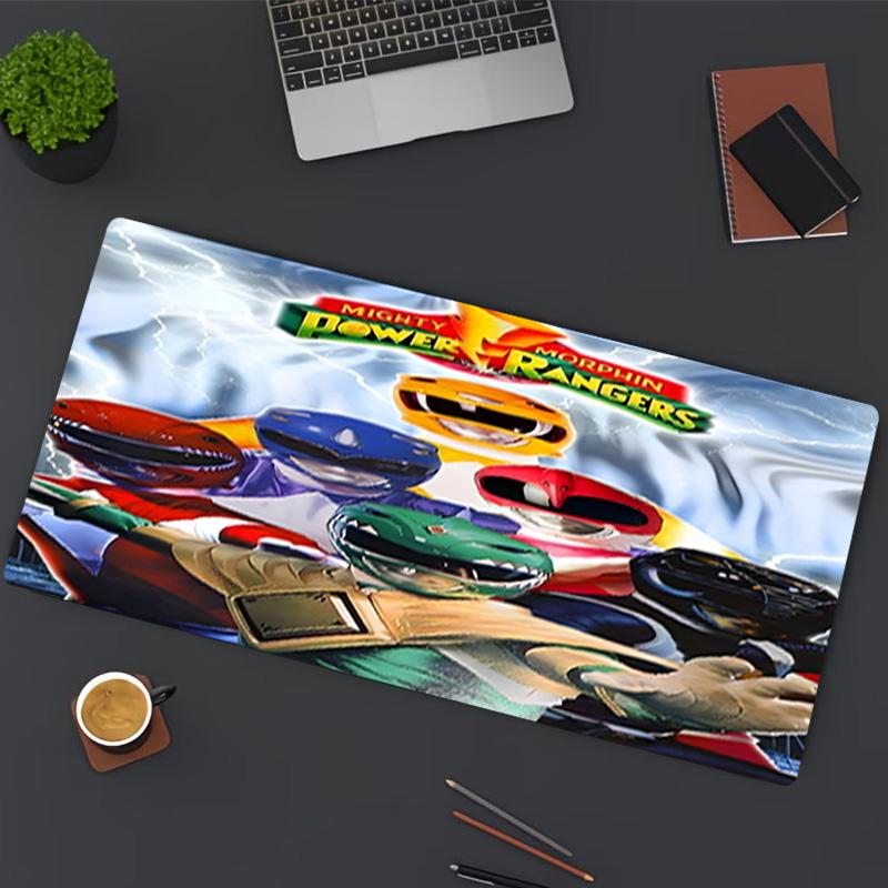 Mighty Morphin Power Rangers Print Mouse Pad, for Keyboard Pad Laptop PC Mat for Office Home Use, Desk Decor, Perfect Birthday Gift for Gamers