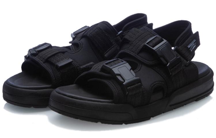 Men's Sandals Li-Ning Li Ning Coca Nylon Beach Sandals Men's Black