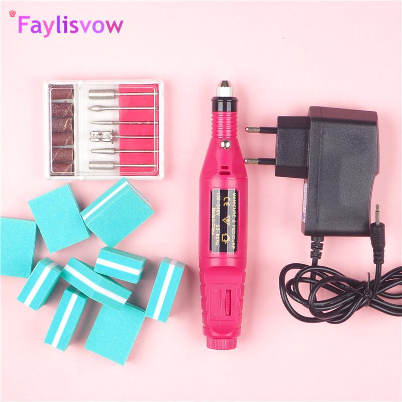 

Faylisvow Професійна манікюрна педикюрна електрична дриль троянди рожеві кольору