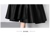 Stylish French Suit Dress with Dramatic Stitching and Midi Swing Design