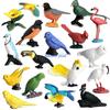 Q0Kb Trick Plastic Made Realistic Bird Figurines Toy Gift Cake Toppers