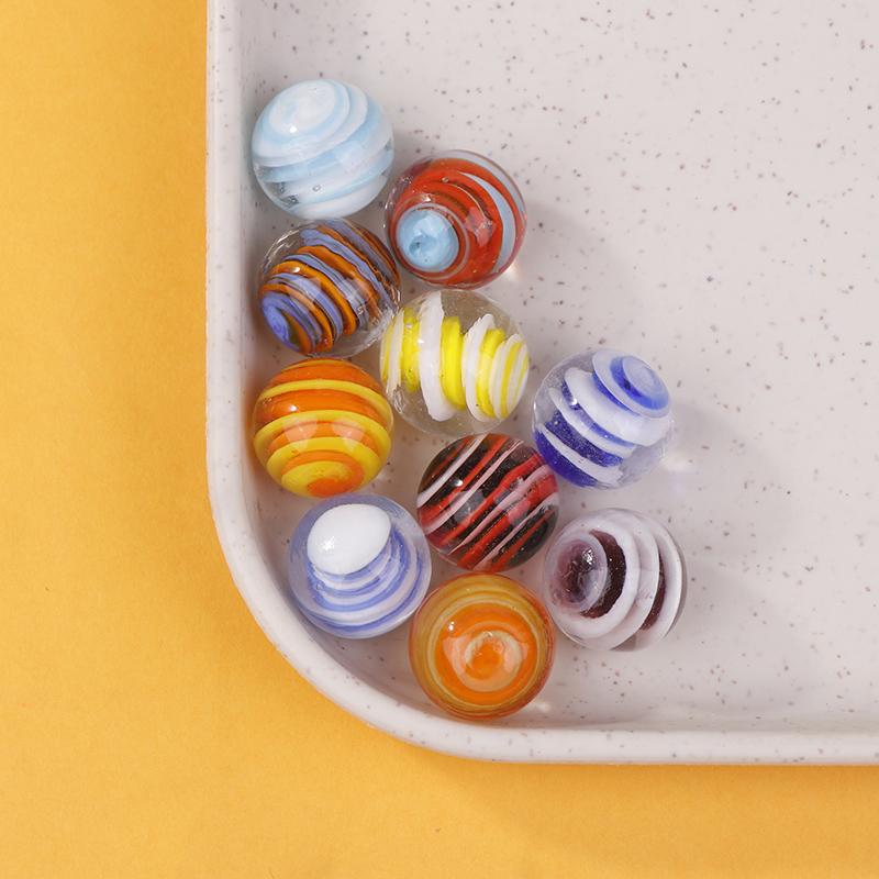 10 szt. Kule marmurowe 16 mm Kula szklana Kula ze szkła barwionego Akcesoria fotograficzne Wazon Akwarium Dekoracja pokoju Kulki świąteczne