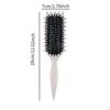 Curly Hair Brush Barber Comb Bristle Defining for Men Home Salon