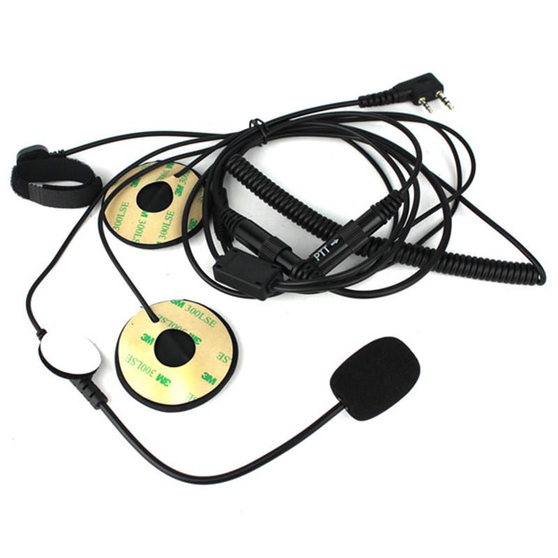 Nuovo casco da moto PTT a 2 pin per auricolari microfono per auricolari per  Kenwood Baofeng Retevis acquista in modo economico — spedizione gratuita,  recensioni reali con foto — Joom