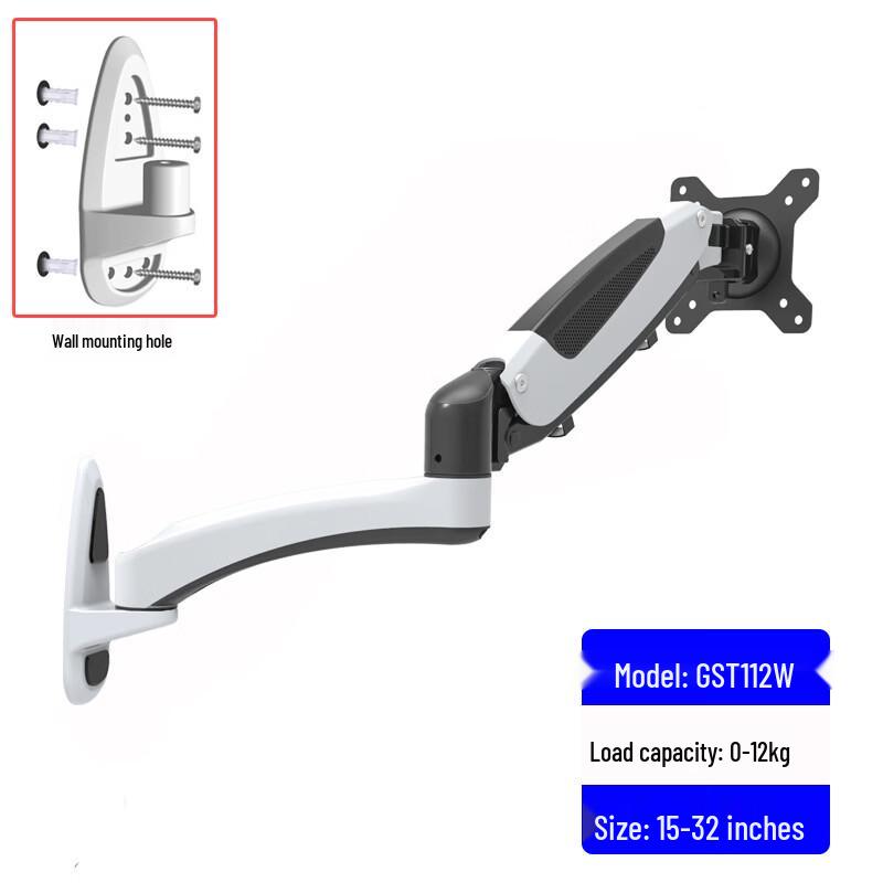 OLOEY Wall-Mounted Gas Spring Monitor Stand