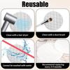 Reusable Nail Vacuum Cleaner Filter Multi-size Manicure Screen Plate  Beauty Equipment