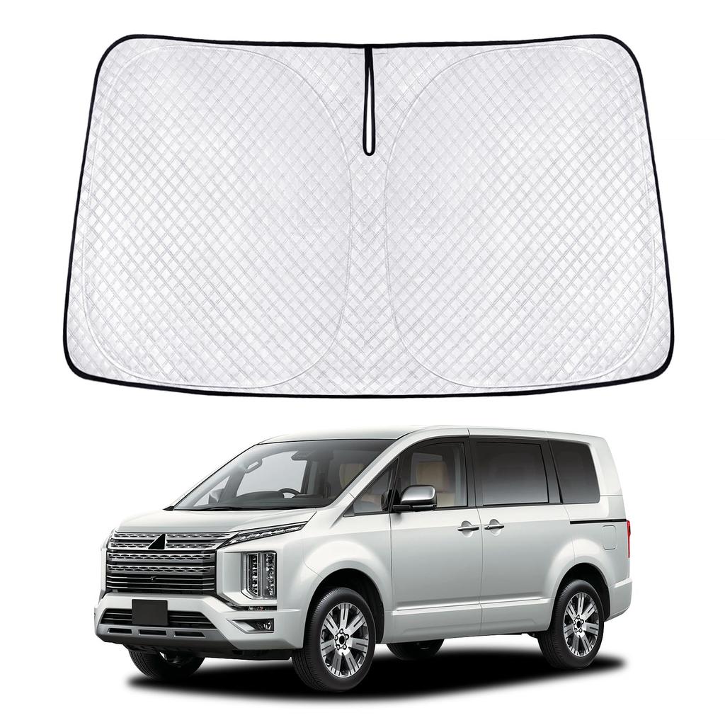 New Mitsubishi Delica CV Series DELICA Windshield Car Shade UV Car Privacy Custom Part D5 Sunshade, Vehicle-Specific Sunshade, Shade, Curtain,