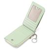 Card Holder Multiple Card Slots Zipper Card Bag Embossed Design Large Capacity Coin Purse Card Bag Wrist Strap Hand-Held Bag With Key Ring