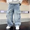 Jeans da ragazzo Primavera-Autunno 2025 - Pantaloni casual alla moda per bambini